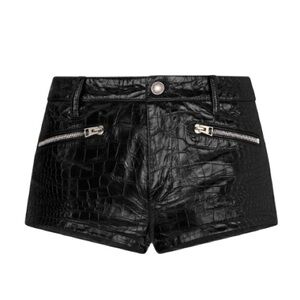 Tom Ford Leather Mini Shorts